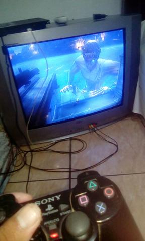 Tv 42 polegadas antiga 110$$ play com 2 jogos 1 cotrole 130$$ so trocas em tel ou nota - Foto 3