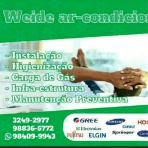 Instalação de ar condicionado R$220