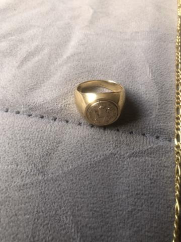 Corrente e anel banhados a ouro - Foto 4
