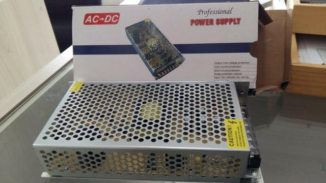 Fonte Bivolt 12v 10a Tipo Colméia P/ CFTV e Som Automotivo