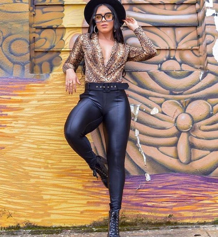 Calça Cirrê - modelo Prada