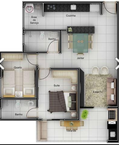Apartamentos no Bairro Santa Mônica com 71 m² com 2 quartos e varanda gourmet - Foto 9