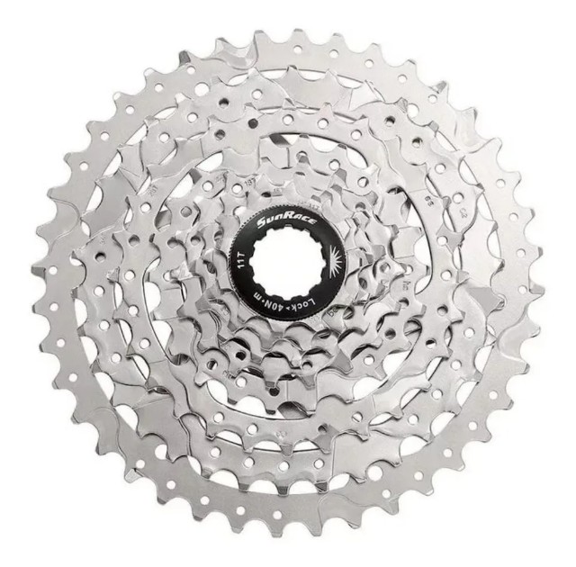 Cassete Bike Sunrace M680 11-40 dentes 8 Velocidades Padrão Shimano 6049
