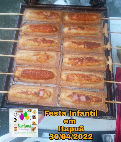  Festa 3 Brinquedos:Crepe,Algodão,Pipoca,Chocolate,Churros,Mini Pizza,Batata Frita   - Foto 2