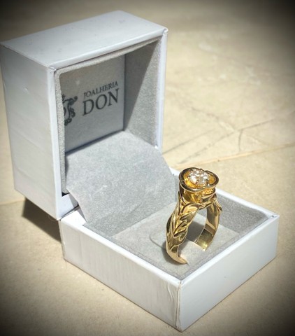 Anel em Ouro 18K 750 14,6 gramas - Foto 3