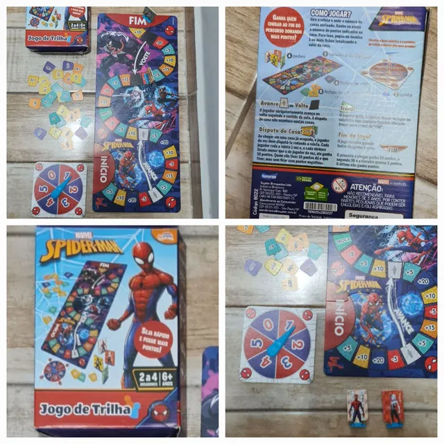 Jogo de Memoria Homem Aranha 24 Pares - Hasbro - Paraná Plásticos