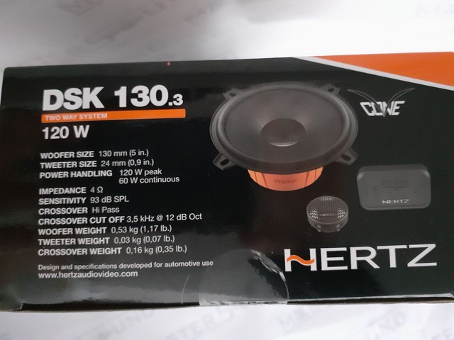 Kit 2 vias. Hertz. DSK 130.3. Italiano. 5". 120RMS. Garantia. Novo. Instalado.  - Foto 4