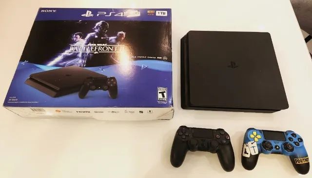 Ps4 Slim - Dois controles - 1 jogo - Videogames - Setor Campinas, Goiânia  1256806130