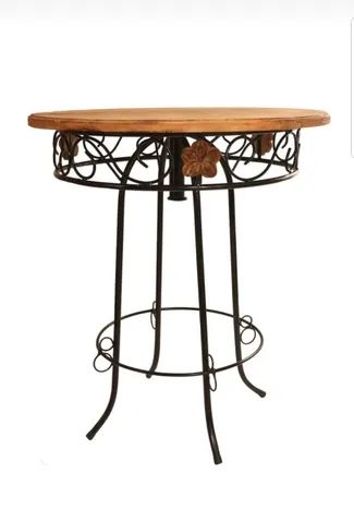 Jogo de mesa com 2 cadeiras flor  - Foto 2