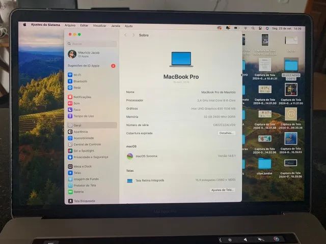 MACBOOK PRO i9 2019 - tela quebrada - Foto 5