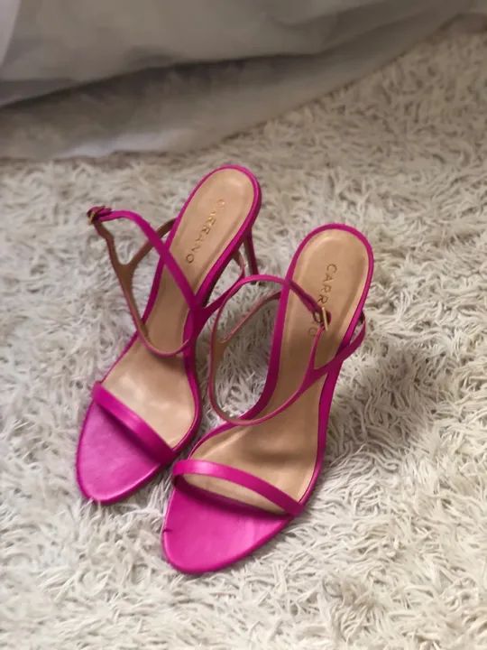 Sandália Salto Alto Rosa CARRANO  - Foto 3