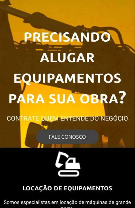 Aluguel de máquinas passadas 