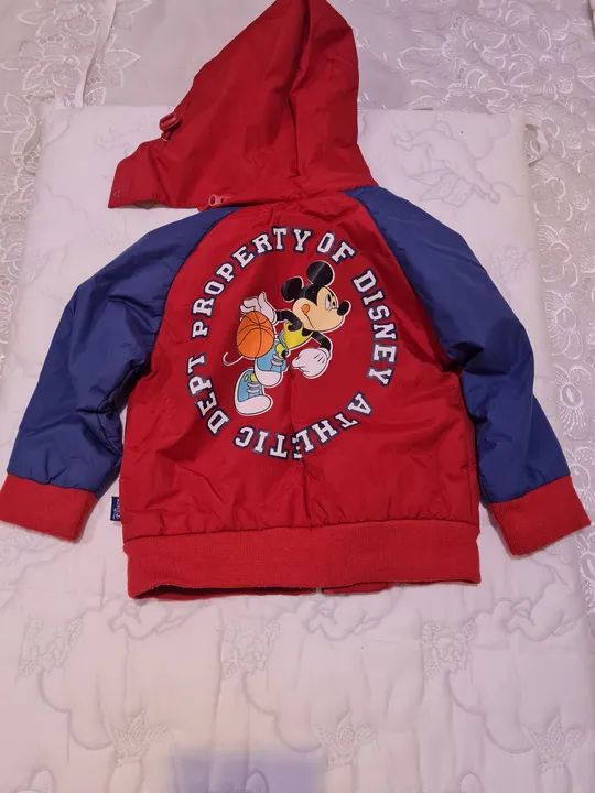 Casaco Mickey - Vermelho e Azul - Bebê - Foto 2