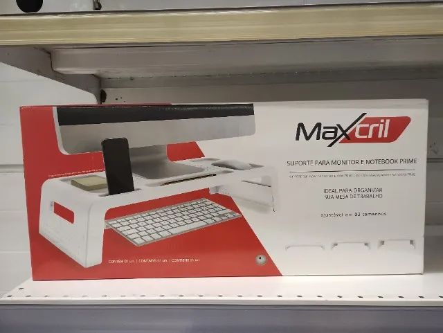 Suportes p/monitor/Notebook ou TV - 02 Peças