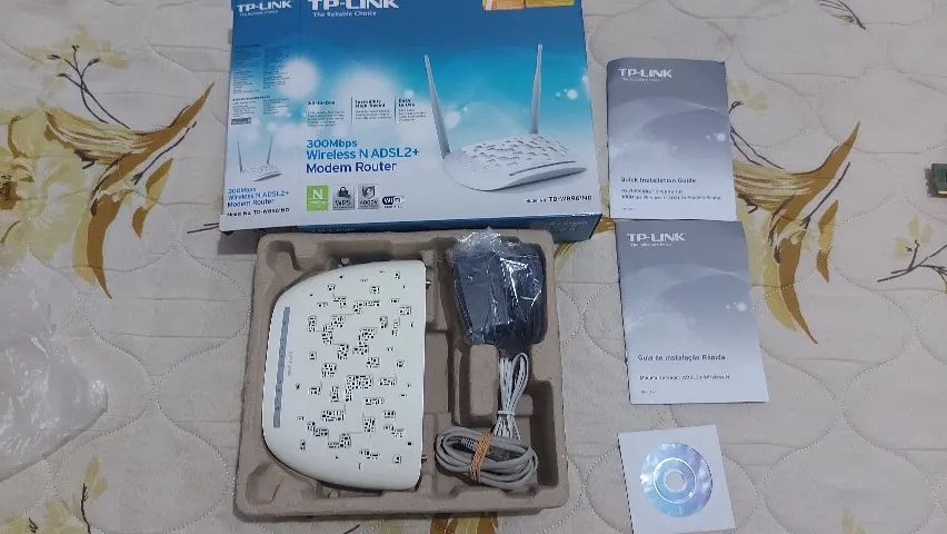 Roteador TP-Link Modem ADSL2+ TD-W8961N 300MBPS