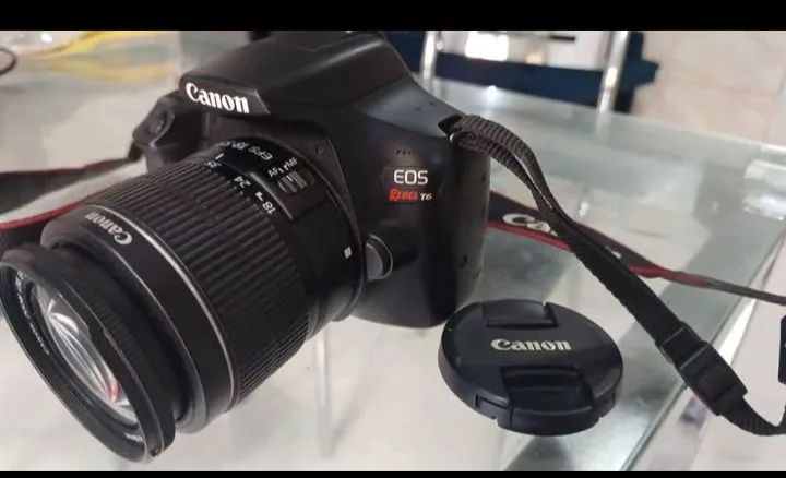 Câmera Canon T6 Wi-fi e NFC