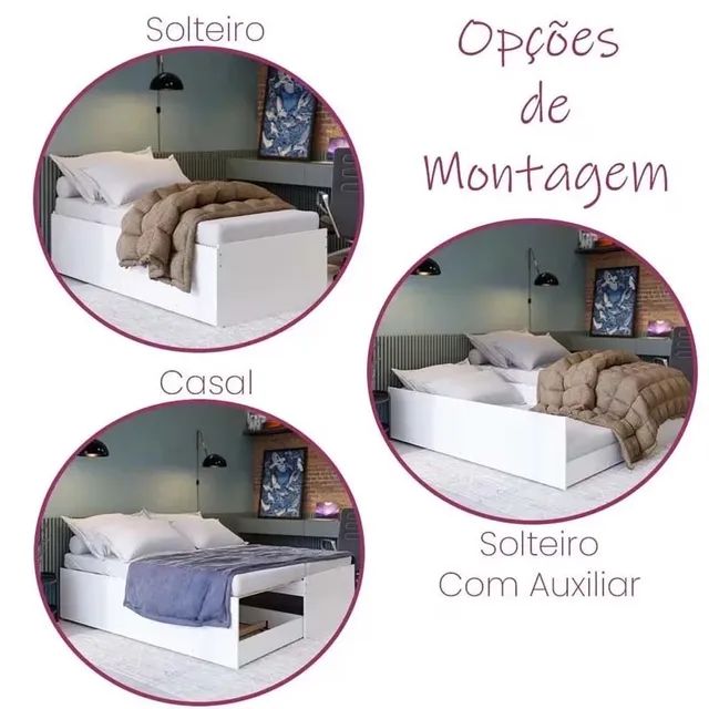 Cama Multiuso 3 em 1 Mari p65 - Foto 4