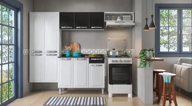 Armário de cozinha de aço completo com balcão em mega promoção entrega grátis  - Foto 5