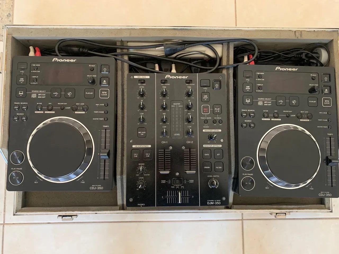 Kit Dj Pioneer 2 CDJ-350 + DJM-350