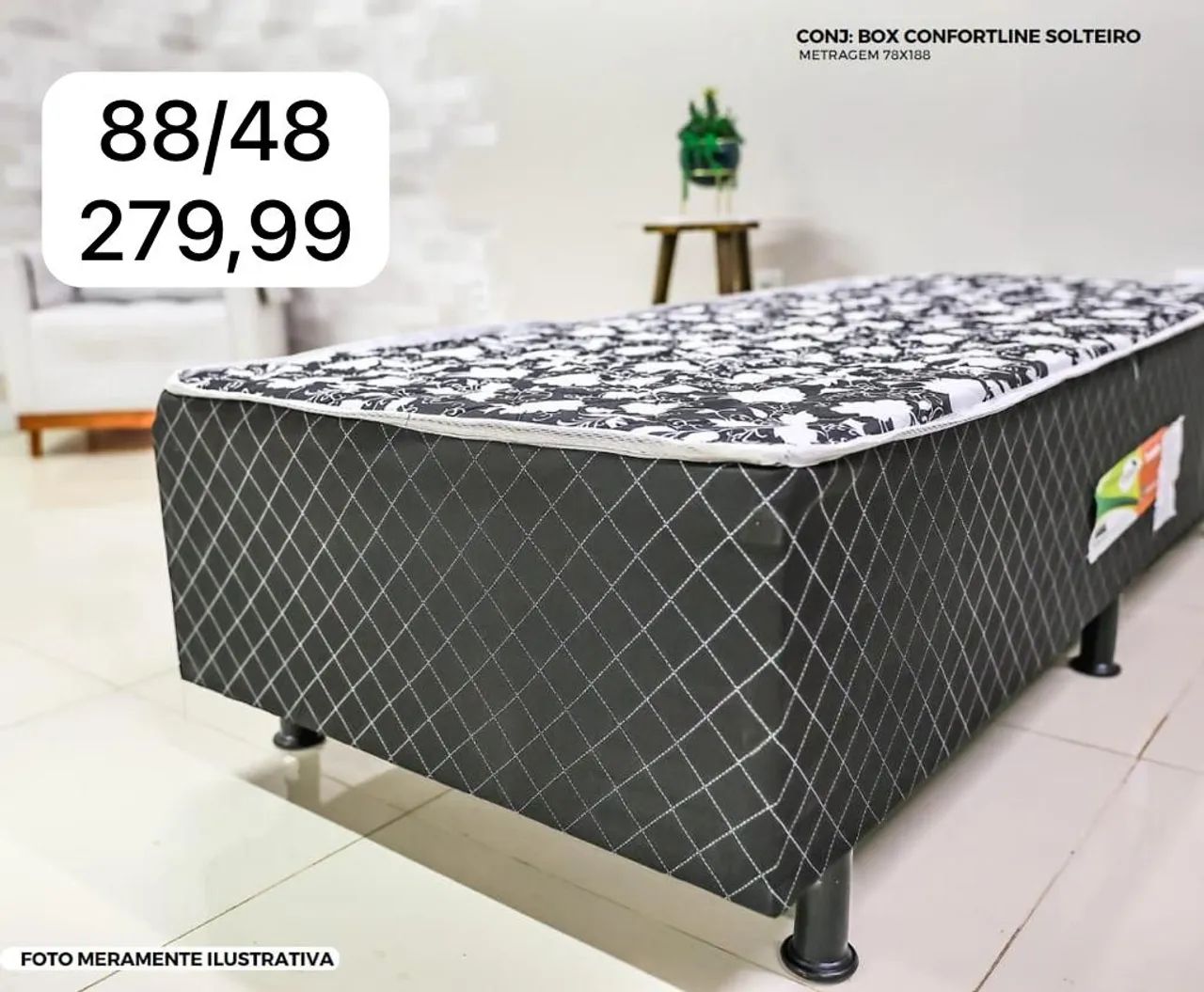 Cama de solteiro na promoção  - Foto 3