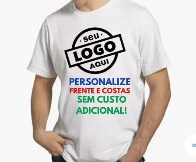 Camisa branca personalizada 