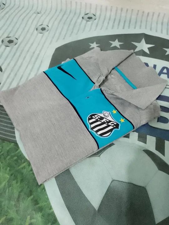 Camisa P Polo Nike Santos.F.C - Foto 6