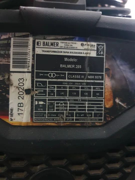 Maquina de Solda Balmer 220V - Foto 3