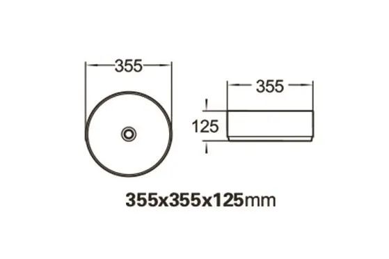Cuba Apoio Evier Gold Banheiro Dourado 35cm  - Foto 2