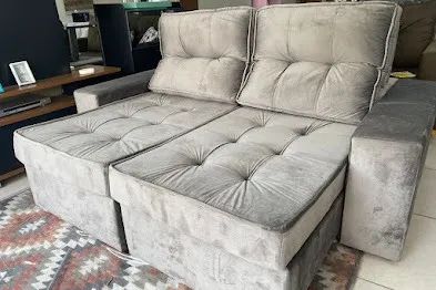 Sofá retrátil  reclinável Aipim - Foto 2