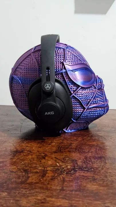 Suporte para Fones de Ouvido - Cabeça do Homem-Aranha - Foto 2