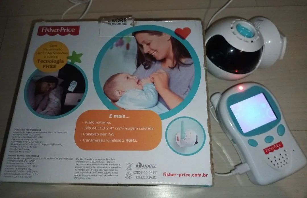 Babá eletrônica fisher price-mento por cartão taxas pelo comprador - Foto 3