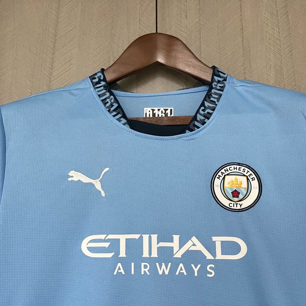 Kit Infantil/juvenil Manchester City I 24/25 2 a 13 Anos - Foto 2