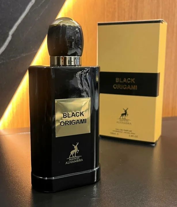 PERFUME ÁRABE BLACK ORIGAMI - 100 Original - Lacrados  - Foto 4