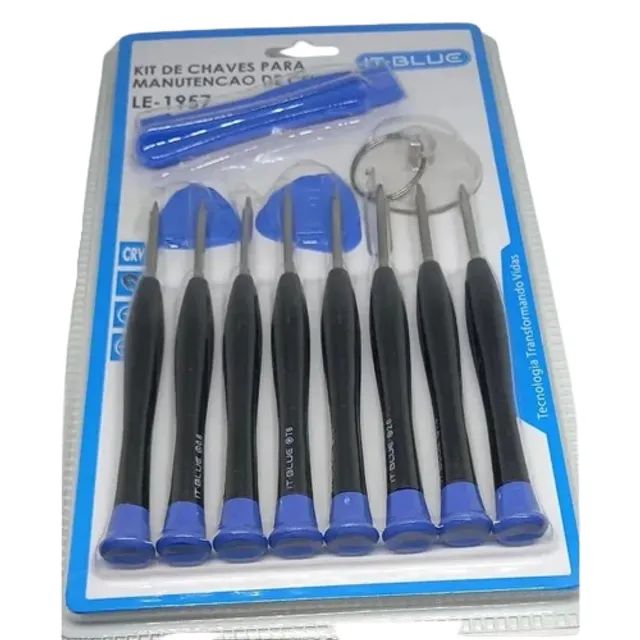 Kit de Chaves para a Manutenção de Celular com 13 Peças