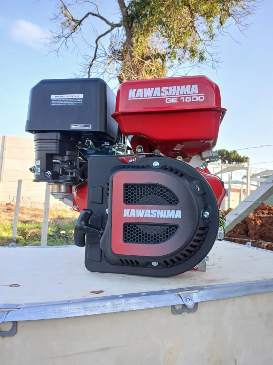 Motor estacionario 15 hp 420 cc novo potente super barato