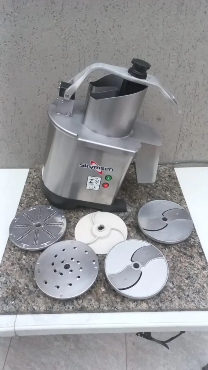 Processador Skymsen- Pa-7 Inox 5 Discos (usado) Estudo troca - Foto 3