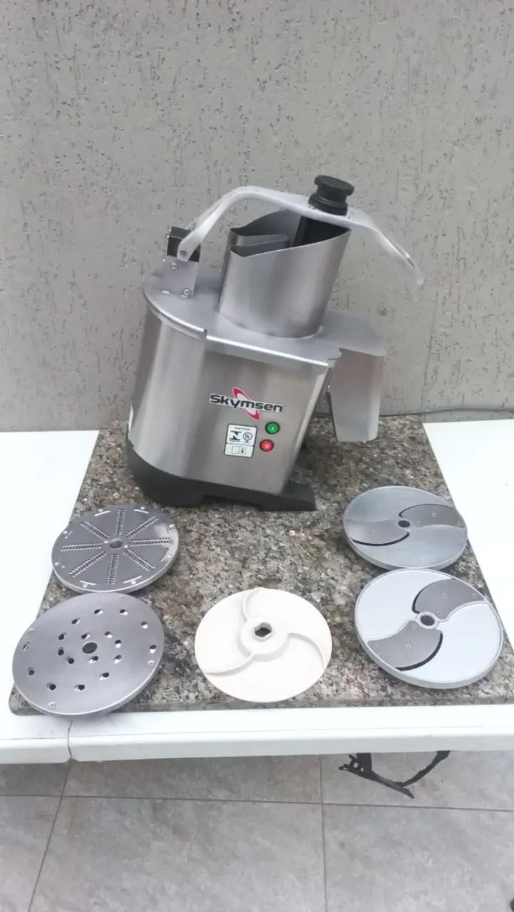 Processador Skymsen- Pa-7 Inox 5 Discos (usado) Estudo troca - Foto 4