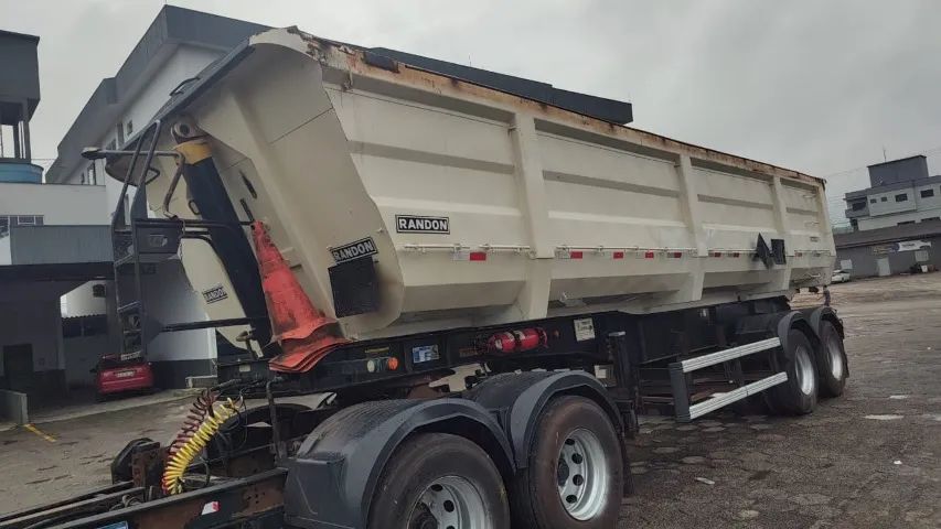 Rodocaçamba Randon 2019 31 m3 e dolly - Foto 4