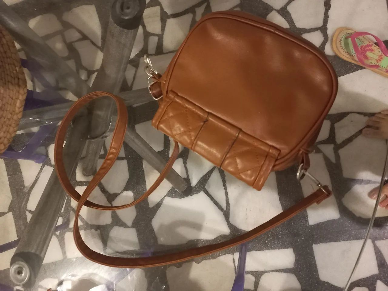 Bolsa de Ombro Feminina Marrom - Foto 2