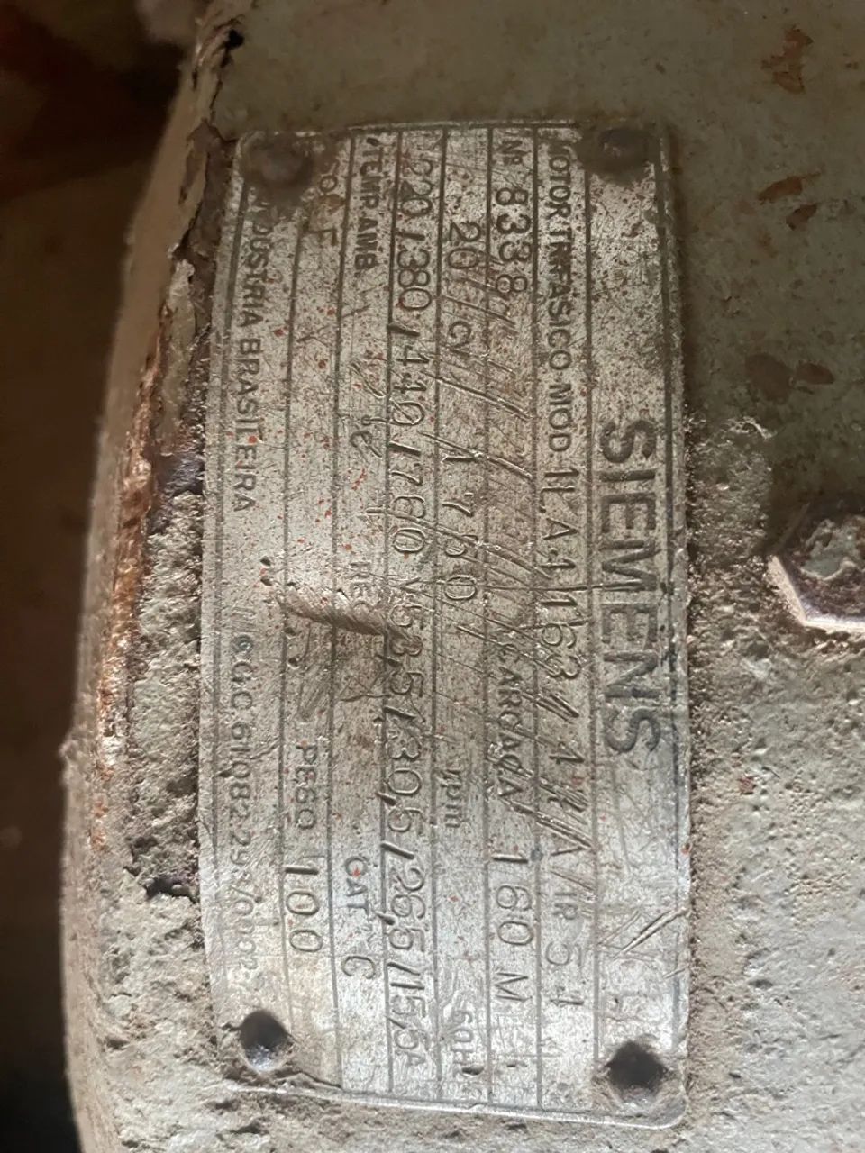 motor e bomba 20cv