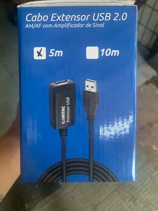 Cabo Extensor USB Contac 