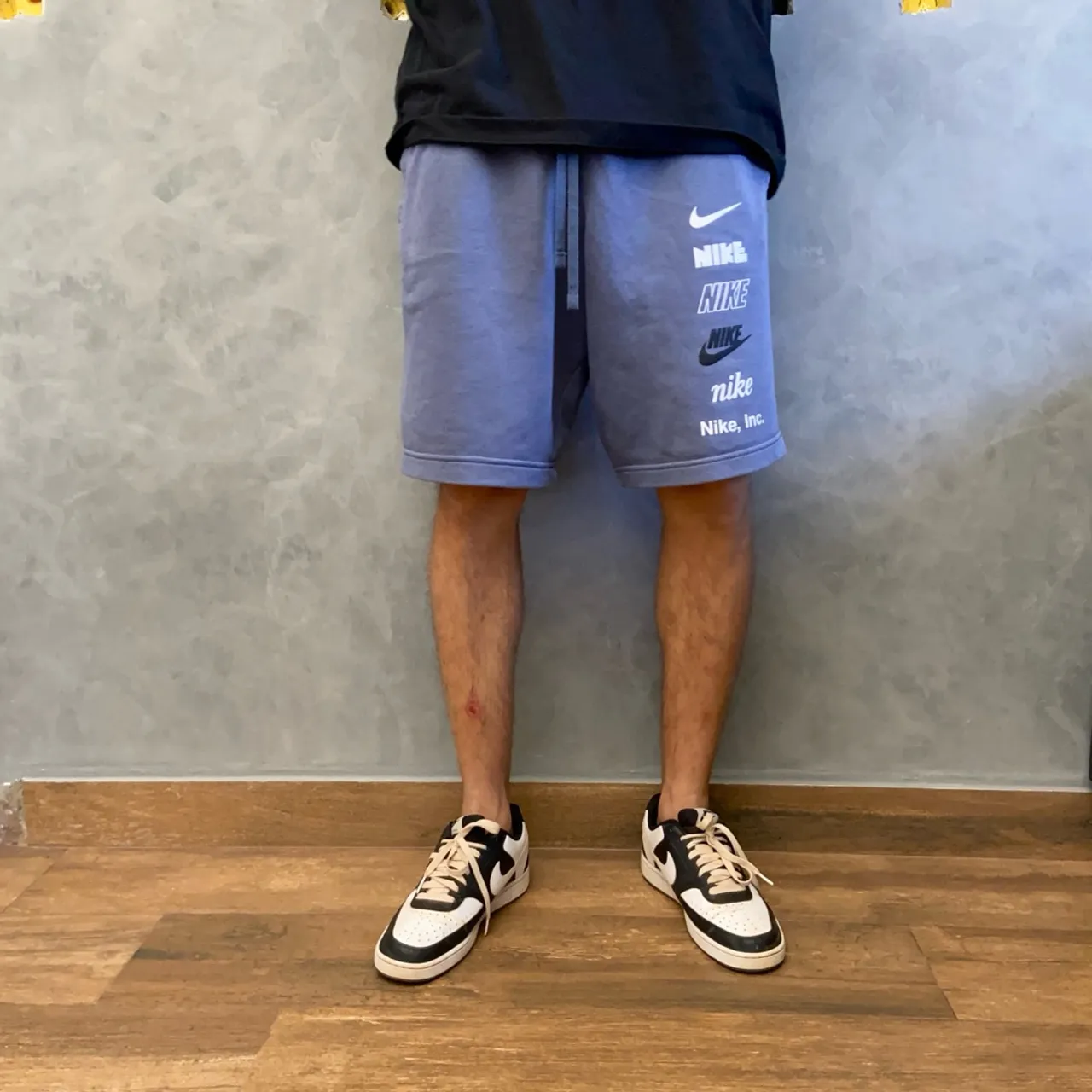 Bermuda nike moletom