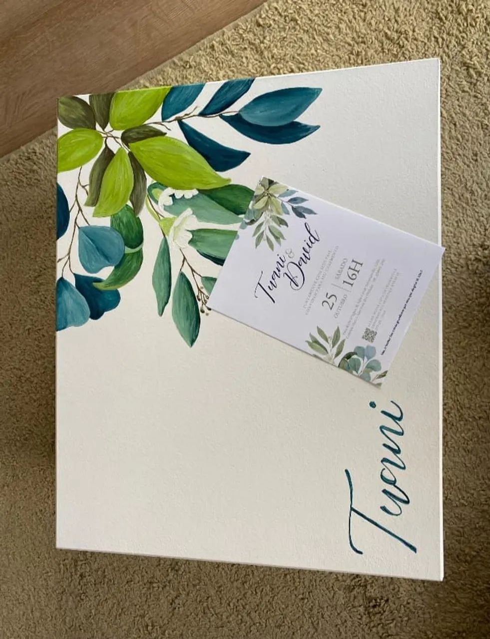 Caixa personalizada para vestido de noiva - Foto 6