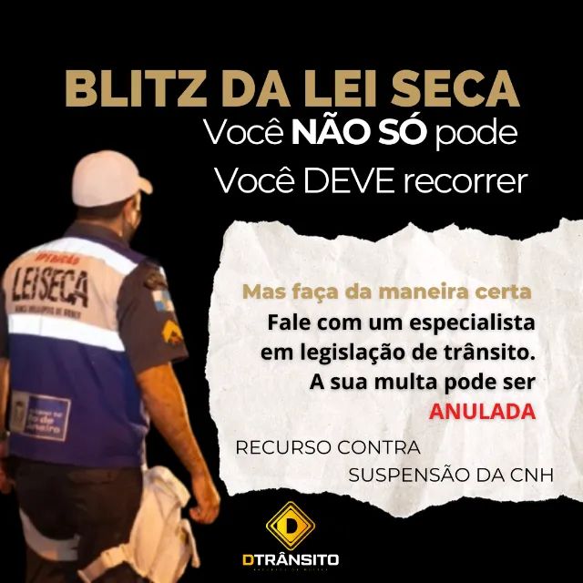 Foi multado, recusou bafômetro ou CNH suspensa?