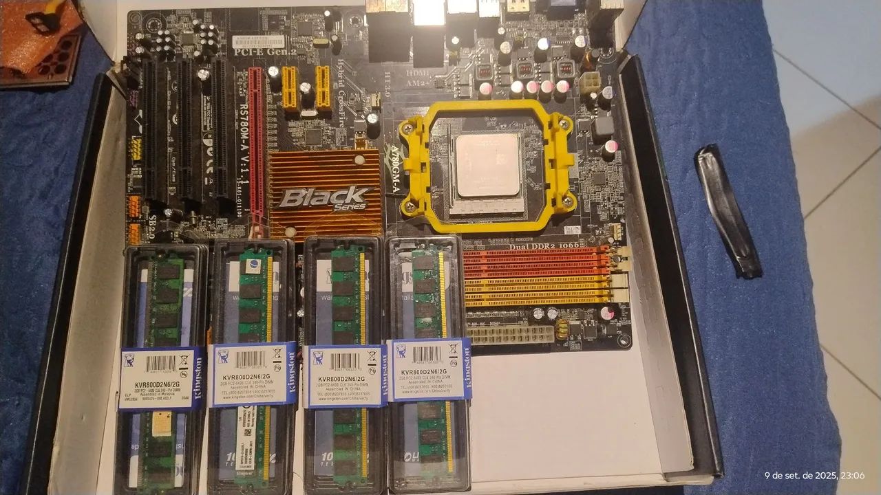 Kit processador, memória, placa-mãe e placa de video  - Foto 4