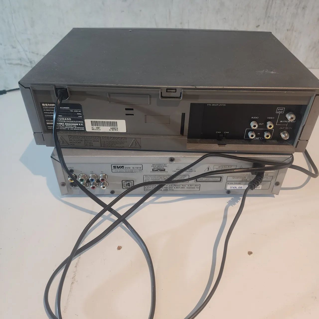 Combo DVD Player e Video Cassete - Foto 2