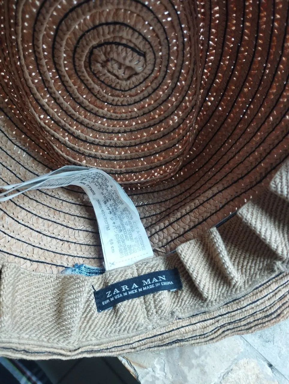 Chapéu Fedora de Palha Zara - Foto 4