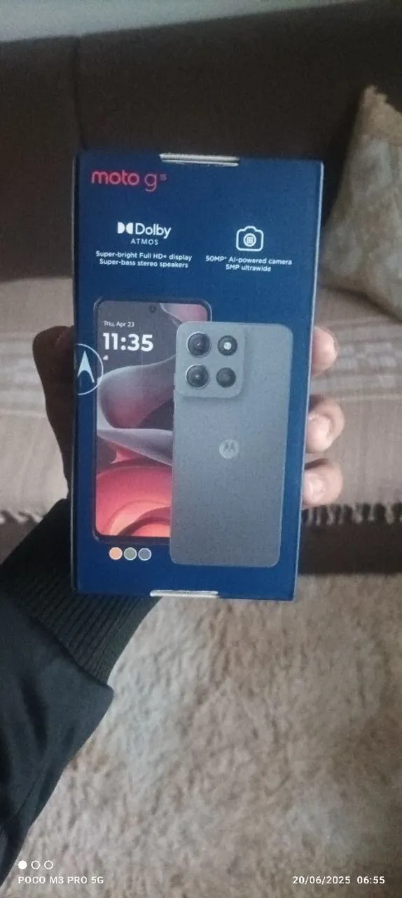 Moto g 15 novo lacrado