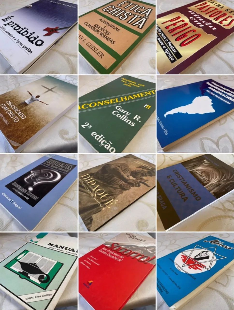 Livros evangélicos por R$10,00 cada