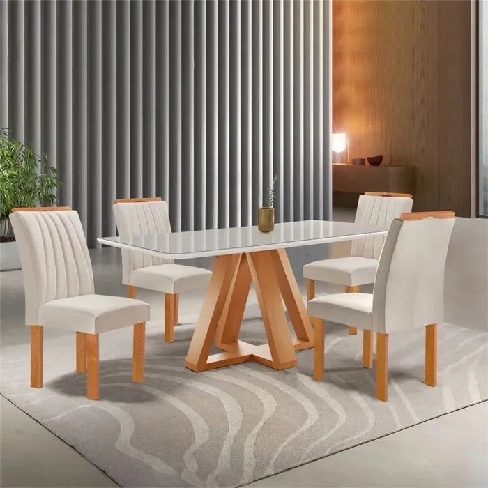 Mesa de jantar retangular 4 lugares DOAÇÃO